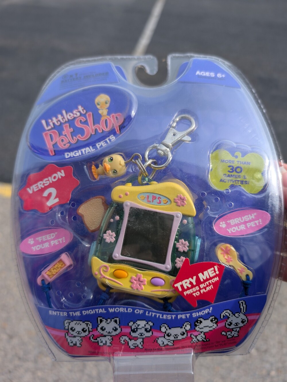 Littlest Pet Shop Digital Pets Version 2 Duck Virtual Pet Keychain NEW Sealed